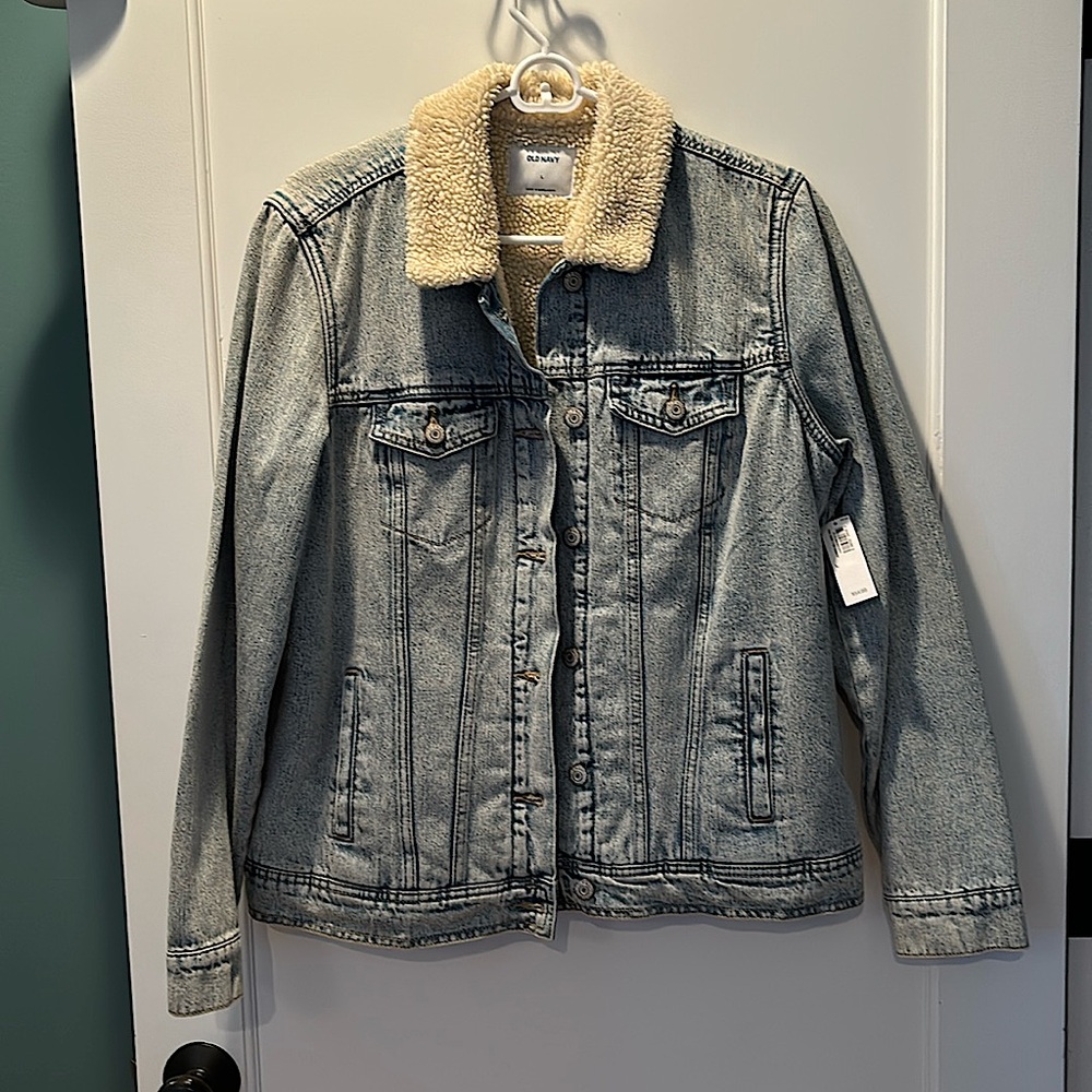 NWT Old Navy denim jacket size L